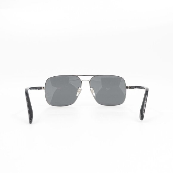 Gucci GG1289 Navigator Sunglasses Silver Gray OS - Picture 4 of 16